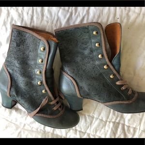 Chie Mihara Green Teal Boots 38